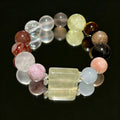 Citrine Energy Bracelet – 14mm Natural Citrine & Multi-Stone Balance Jewelry
