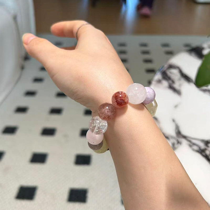 Citrine Energy Bracelet – 14mm Natural Citrine & Multi-Stone Balance Jewelry