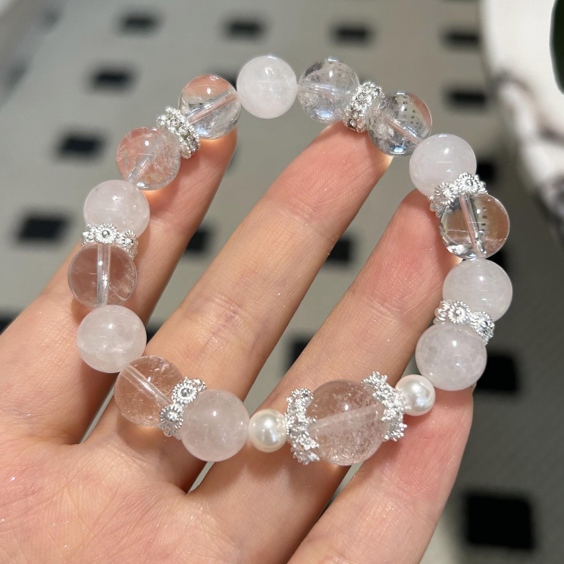 Crystal Clear Quartz Healing Bracelet – Himalayan Purity & Clarity Energy Jewelry