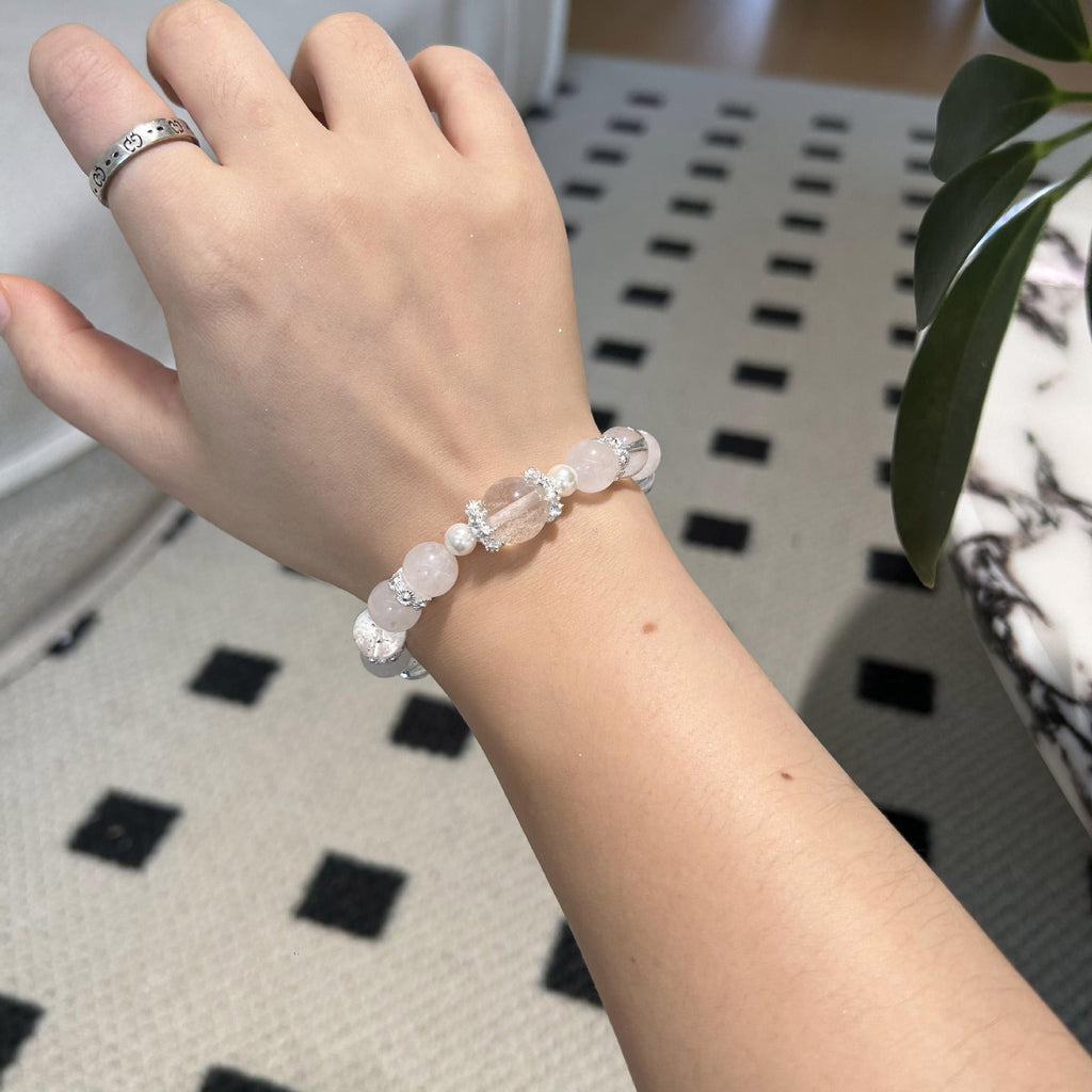 Crystal Clear Quartz Healing Bracelet – Himalayan Purity & Clarity Energy Jewelry
