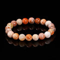 Natural Coral Jade Multi-Stone Bracelet – Warm Balance & Nurturing Energy Jewelry